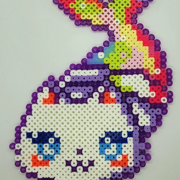 Rainbow Kitty Mermaid Mini Figure / Sprite - Picture 2 of 2